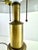 Metal Vintage Traditional Brass Library Table Lamp With Pierced Gallery Shade For Sale - Image 7 of 10