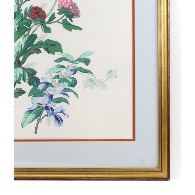 Mid 20th Century Hand-Painted Watercolor Flower Specimen Painting, For Sale - Image 5 of 7