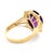 2010s 18ct Yellow Gold Amethyst Ring 6.70ct 5.67g, Size 7 For Sale - Image 5 of 6