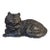 Antique Cast Iron Black Cat Doorstop For Sale