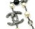 Chanel Chanel Gunmetal CC Branch Pearl Black Bead Necklace For Sale - Image 4 of 5