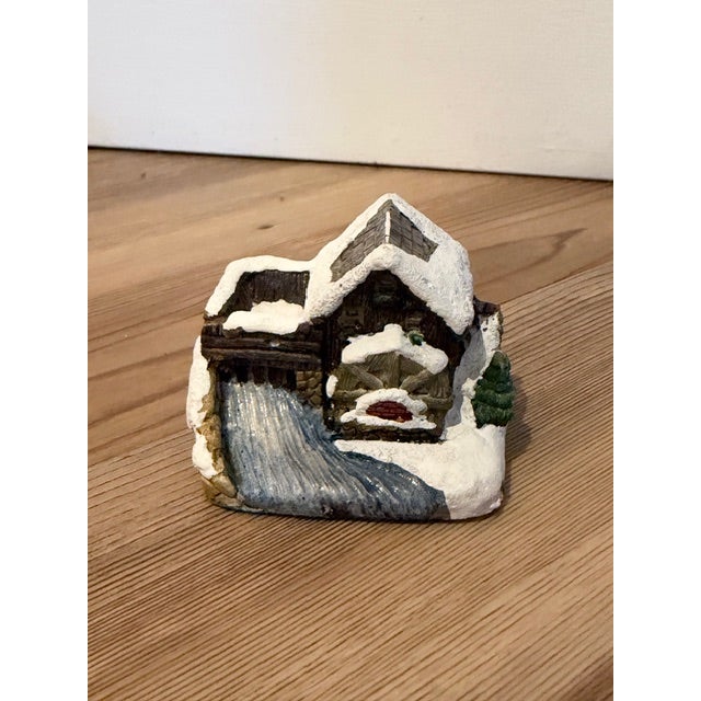 "The Grist Mill" From the 1989 American Rustic Series Country Christmas Cottages Collection For Sale - Image 4 of 11