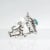 Vintage Native American Navajo Silver & Turquoise Cuff Bracelet For Sale - Image 10 of 11