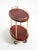 Serving Bar Cart in Cherry-Red Goatskin from Aldo Tura, Italy, 1960s For Sale - Image 11 of 18