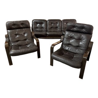 Living Room Set by Ingmar Relling, 1970s, Set of 3 For Sale