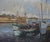 Boulard, Tuna Boats at Quayside, Oil on Panel, Mid-20th Century For Sale - Image 6 of 14