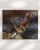 Brown Early 20th Century France Brown Canvas Painting For Sale - Image 8 of 15
