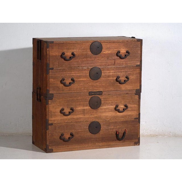 Antique Japanese Tansu Cabinet For Sale - Image 12 of 12