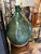 Mid 20th Century Vintage Large Green Demijohn Bottle 27” Tall For Sale - Image 5 of 9