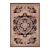 Organic Floral 1990's Persian Black/Black Wool Rug - 9'2'' X 12'5'' For Sale