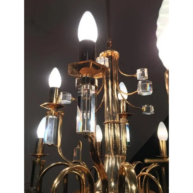 1970s Crystal Chandelier from Sciolari, 1970s For Sale - Image 5 of 10