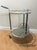 Mid Century Modern Bar Tea Cart Glass Shelves For Sale - Image 9 of 9