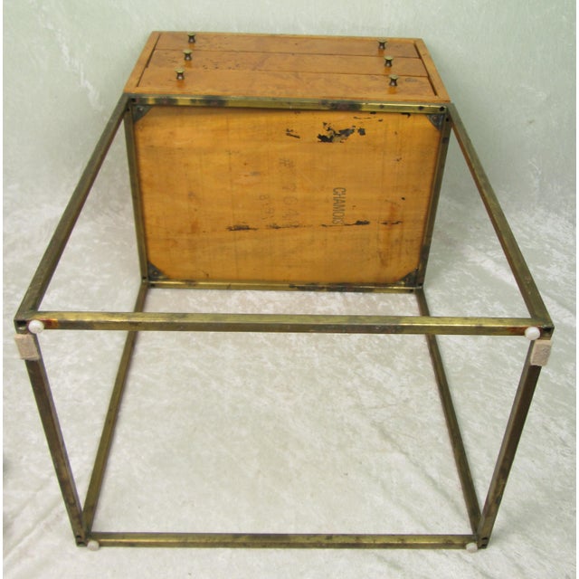 Mid 20th Century Milo Baughman Style Small 3 Drawer Jewelry Chest For Sale - Image 13 of 18