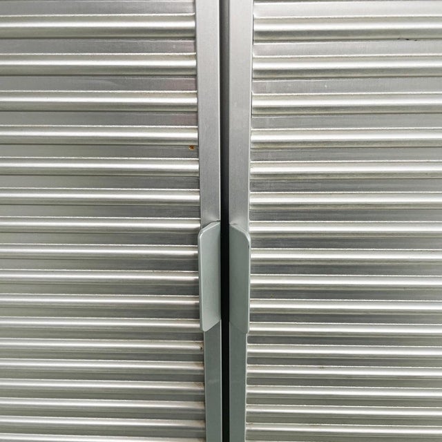 Italian Industrial Modern Aluminum and Glass Sideboard from Ycami, 1990s For Sale - Image 14 of 18