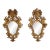 1940s Pair of French Carved Gilt Composite Mirrors French For Sale