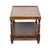 Traditional Hekman Furniture Solid Walnut & Birds Eye Maple 22" Accent End Table W. Rope Twist Legs For Sale - Image 3 of 12