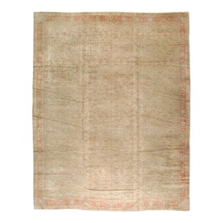 Galerie Shabab Collection Early 20th Century Turkish Oushak Large Carpet For Sale