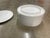 1970s Massimo Vignelli for Heller Covered Casserole Dish in White Melamine - Modernist Design For Sale In Atlanta - Image 6 of 9