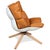 Set of Husk Lounge Chair and Ottoman in Cognac Leather from B&B Italia / C&B Italia For Sale - Image 9 of 17