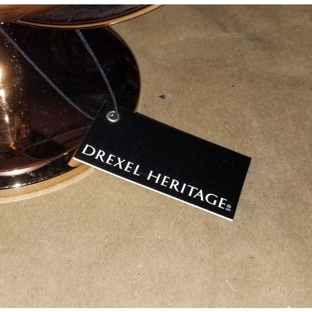 Drexel Heritage Vintage Drexel Heritage World Rose Gold/ Purple Globe For Sale - Image 4 of 5