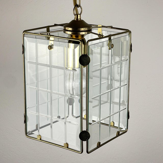 Vintage Brass Pendant Lamp, Italy, 1970s For Sale - Image 6 of 15