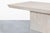 Beige 1980s Italian Modernist Travertine Dining Table For Sale - Image 8 of 12