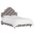 Halsted Bed in Navy Blush Loiret, Twin For Sale In Chicago - Image 6 of 6