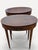 1920 English Sheraton Mahogany Leather Top Side/Sofa Tables, American Made. For Sale - Image 4 of 16