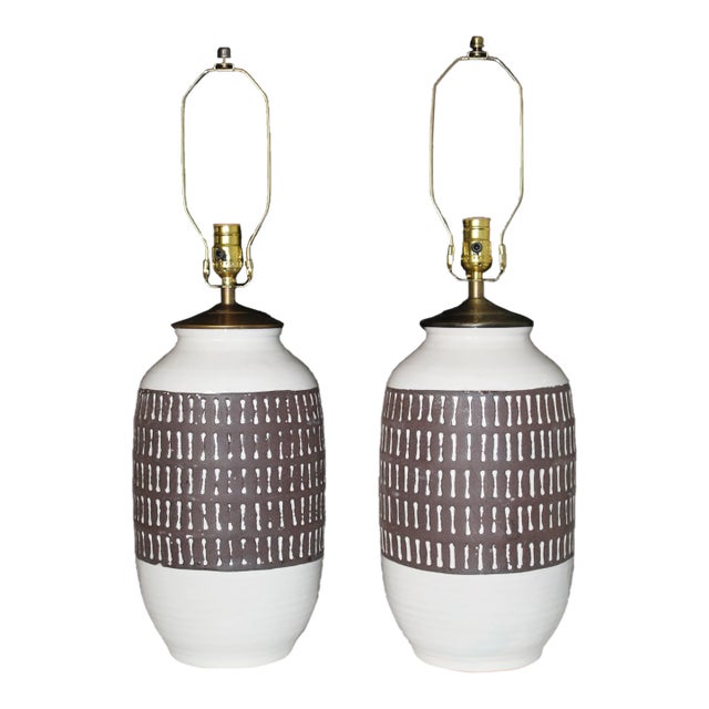 Mid 20th Century Martz Influence Table Lamps. For Sale