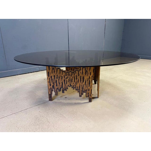 Brutalist Bronze Coffee Table, 1970s For Sale - Image 4 of 12