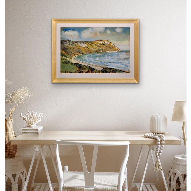 Lionel Horsnell, Ringstead Bay and White Nothe, Dorset, Weymouth & Portland, 1960s, Watercolour, Framed For Sale - Image 15 of 18