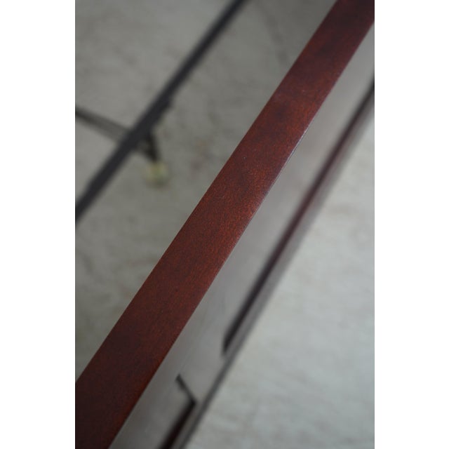 Stickley King Size Model 8747 Cherry Panel Bed For Sale - Image 12 of 17