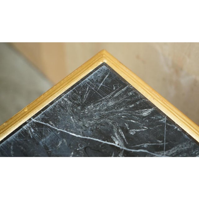 Italian Giltwood & Marble Side Tables, 1880s, Set of 2 For Sale - Image 13 of 18