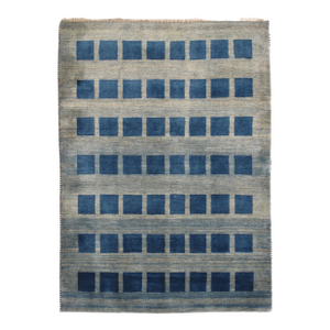 Vintage Hand-Knotted Persian Gabbeh Rug With 3'8" X 5'1"