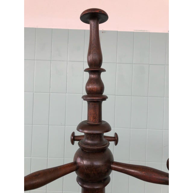 Antique Coat Rack in Walnut, 19th Century For Sale - Image 12 of 18