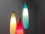 Vintage 3 Glass Pendant Lights from Vistosi, 1970s For Sale - Image 3 of 15