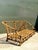 Vintage Woven Grid Rattan High Back Sofa For Sale - Image 9 of 13