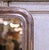 French 19th Century French Louis Philippe Silver Leaf Wall Mirror With Stripe Decor For Sale - Image 3 of 7