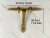 2020s Moroccan Engraved Brass Sliding Door Bolt Latch For Sale - Image 5 of 5