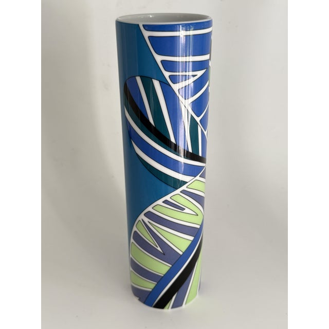 #02 Palm Leaves Vase by Emilio Pucci for Rosenthal, 2000s For Sale - Image 8 of 8
