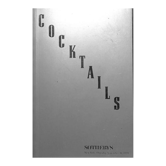"Cocktails": Sotheby's Auction From Sept. 30, 1999 For Sale