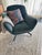 Mid-Century Modern Contemporary Minotti Jensen Low Swivel Armchair For Sale - Image 3 of 4