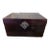 Antique Lacquered Leather Chinese Trunk/Box For Sale