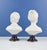 Elegant pair of French biscuit porcelain busts depicting the famous Brongniart children, Louise and Alexandre, after the...
