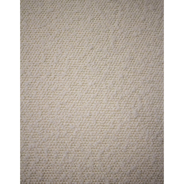 Rustic Wooden Chair in Bouclé, 1970s For Sale - Image 4 of 5