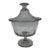 Antique Blown & Cut Flint Glass Covered Compote, Probably Pittsburgh, Circa 1840s For Sale