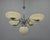 Art Deco Chrome and Glass Chandelier, 1930s For Sale - Image 3 of 14