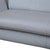Leather Three-Seater Blue Ice Blue Manual Function Sofa by Koinor Rossini For Sale - Image 10 of 16