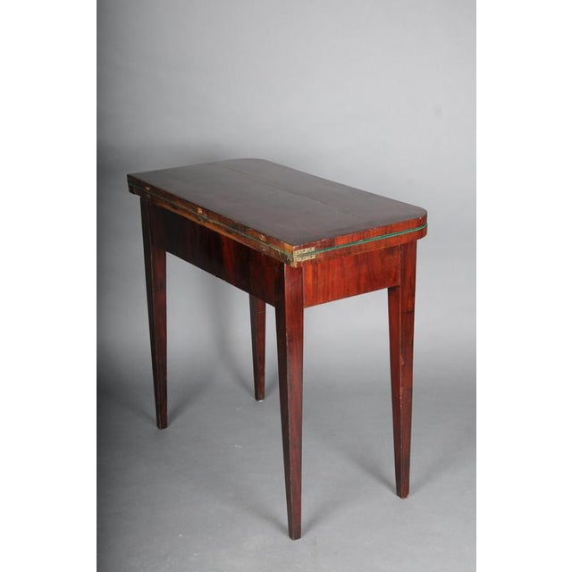 English Console Table in Mahogany For Sale - Image 6 of 12
