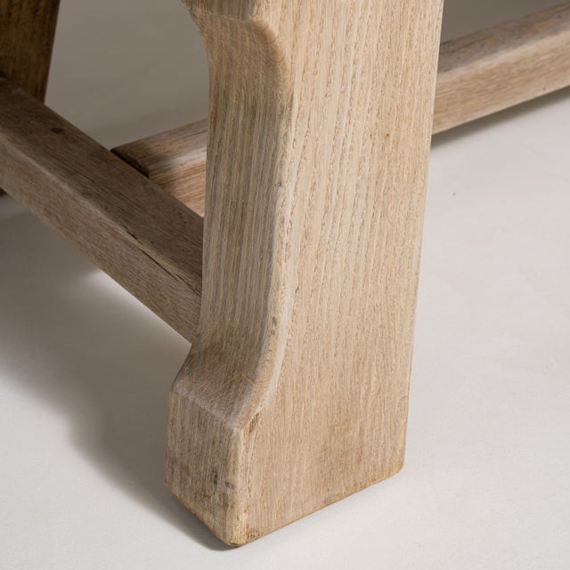1970s Oak Coffee Table For Sale - Image 9 of 9